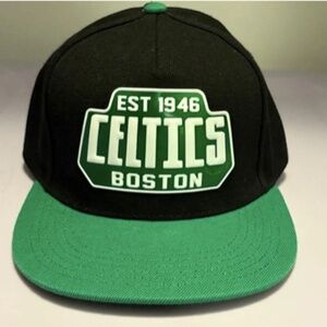 Boston Celtics Hat Black SnapBack Cap Ultra Game Hardwood Classics NBA New